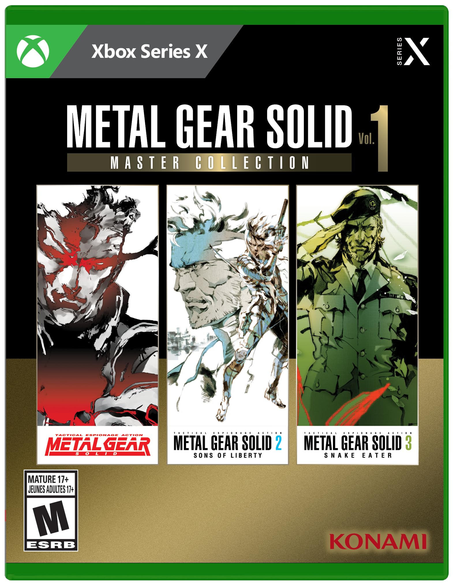 

Metal Gear Master Collection 1 North Xbox One Xbox Series X Solid Vol. (Импортированная Америка) & зелёный