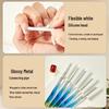 Gradient Handle Nail Art Brush Set: Painting & Flower Liner Gel Polish Pens.