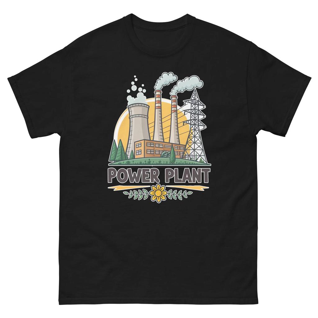 Power Plant Everyday Location Building Place T-Shirt