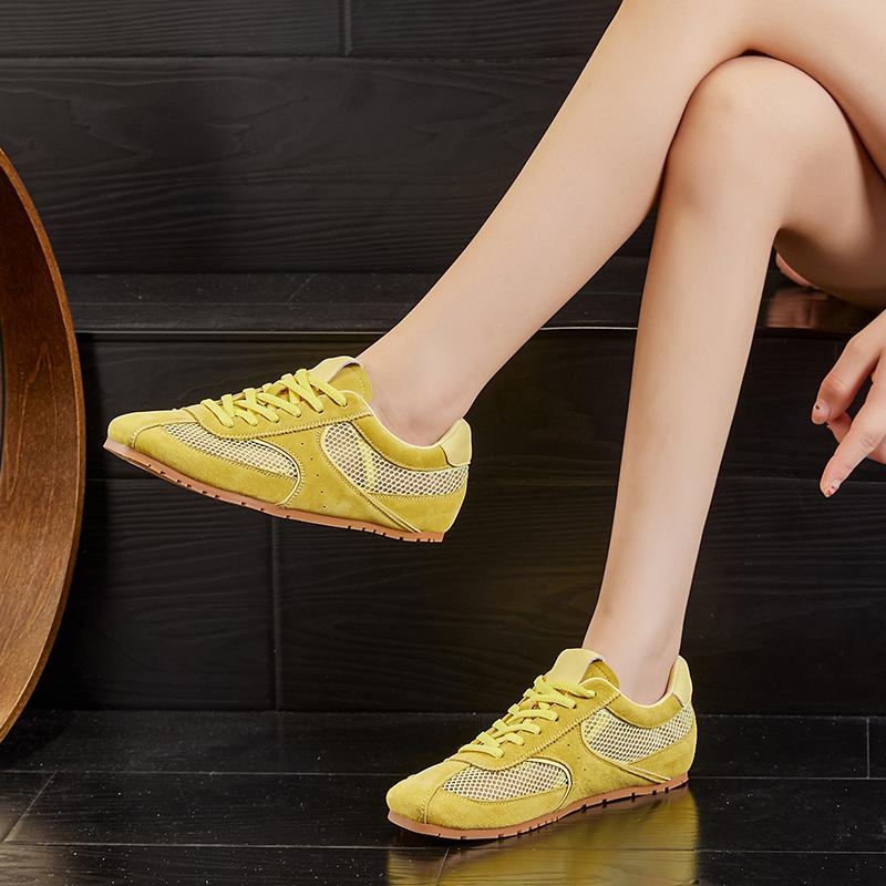 Women's Sneakers Mesh  Summer German Training Shoes for Women Large Size Flat Female Shoes