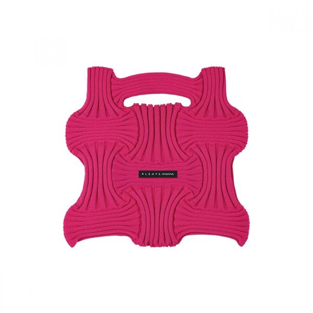 

Pleatsmama Bow Bag Deep Pink Single option
