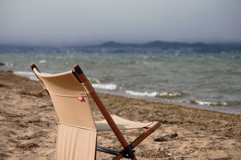 Hang Out Folding Camping Outdoor Beige POL-N56BE Chair, Chair,