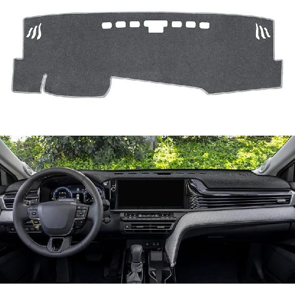 Dash Cover For Toyota Camry 2025 2026 Dashboard Cover Mat Sunshade No Glare UV Rays Protector Nonslip Pad Accessories (Black)