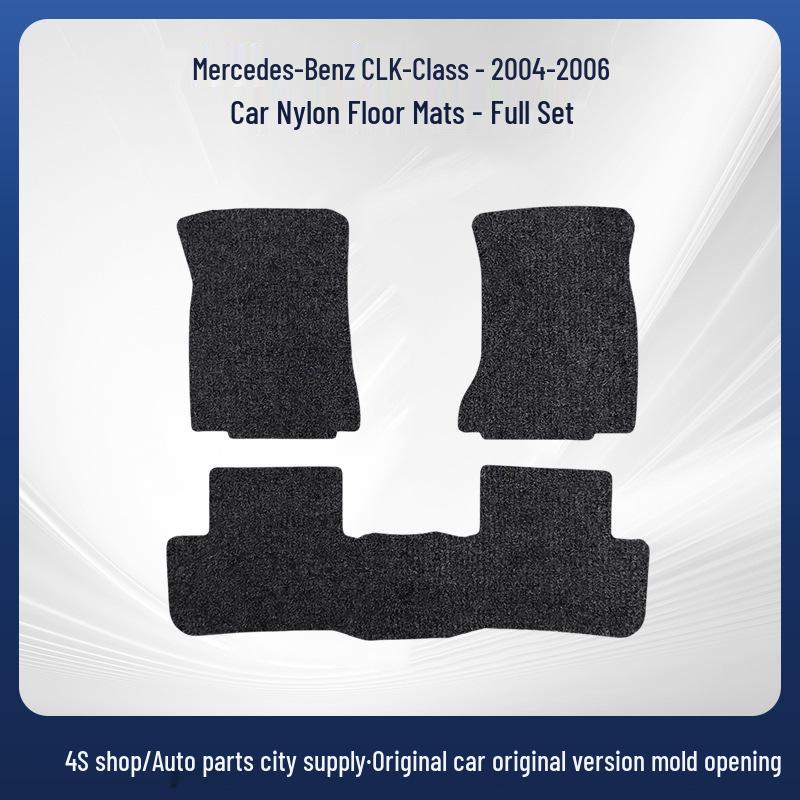 Custom Fit Nylon Floor Mats & Trunk Mat for Mercedes-Benz CLK-Class 2004-2006