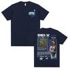 Rapper Dei V David Gerardo 2025 Tour Cover Tshirts Men Women Casual Cotton Short Sleeve T Shirt Summer Hip Hop Street Tshirt