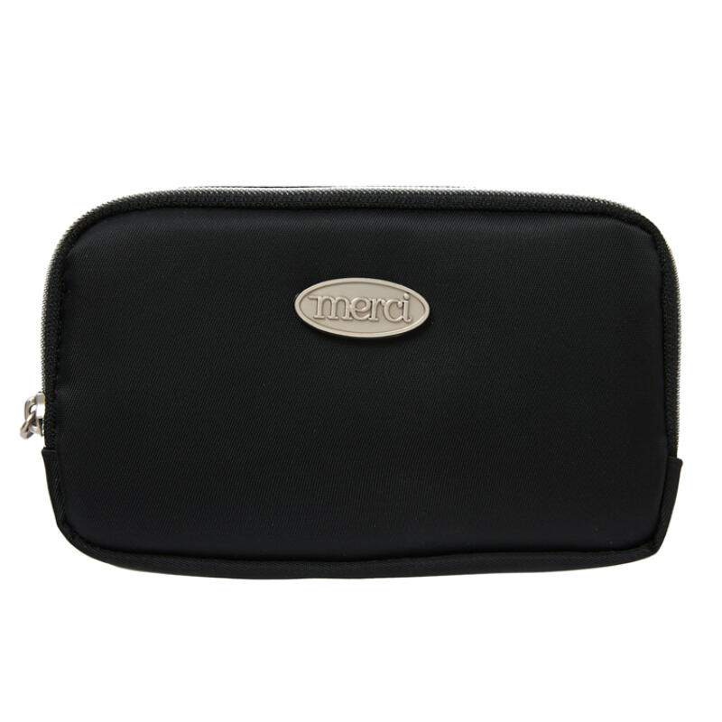 Square Mini Pouch Black Merci (37003307)