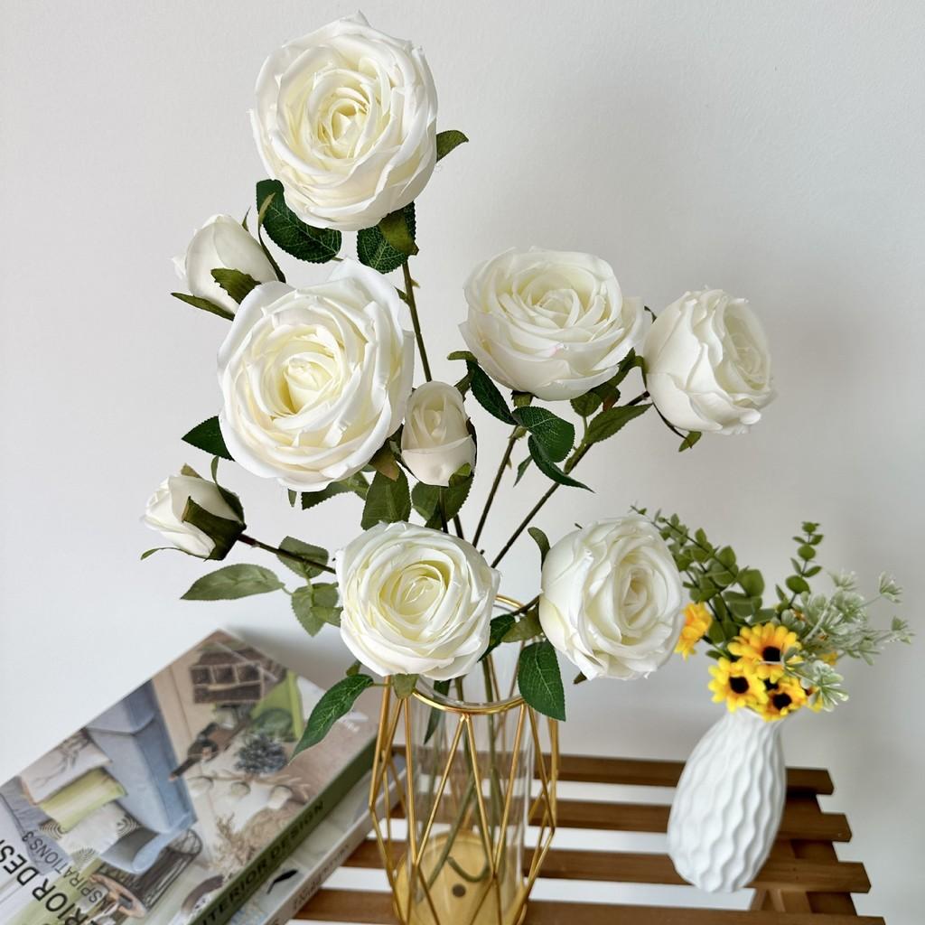 Simulated Plants Rose Wedding Hotel Restaurant Decoration Ornament Desktop