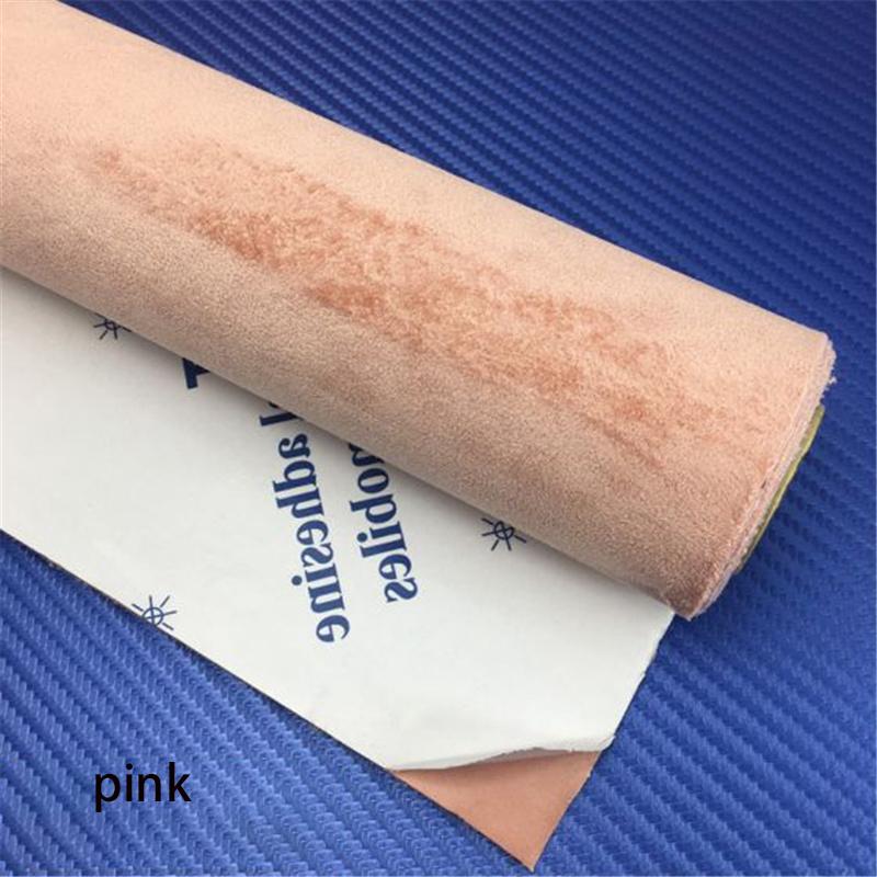Premium Self-Adhesive Suede Fabric Car Interior Vinyl Wrap for Door Panels Dashboard Armrest DIY Car Interior Modification Furniture Decor