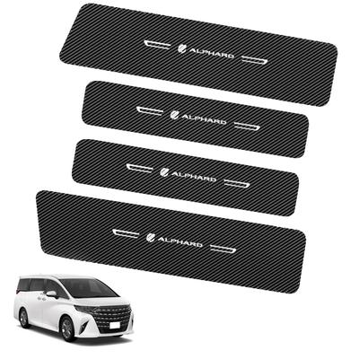 Alphard 40 Series Exclusive Scuff Plates 2023 Includes Scuff Side Step Protective Side Step Gold Foil Hot Stamping Interior Unify Prevents Dirt and