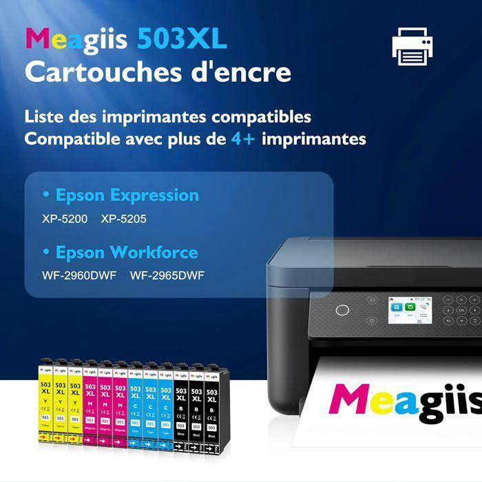 Cartouche d'encre Compatible - TRAHOO - 503XL - Multi-couleurs - Haute qualité - 12 cartouches