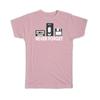 Gift T-Shirt : Retro Cassette Never Forget Vintage Audiotape Videotape Floppy