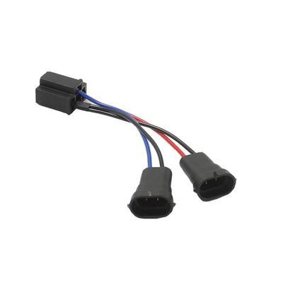2Pcs H9/H11 To H4  Hi/Lo  Beam Headlight Splitter Harness Adapter H4 Wiring Harness Dual Beam Headlights