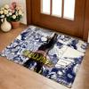 Anime Academia All Might Cartoon Floor Mat Cozy Flannel Soft Thick Non-Slip Mat For Living Room Bedroom Kitchen Decor Rugs