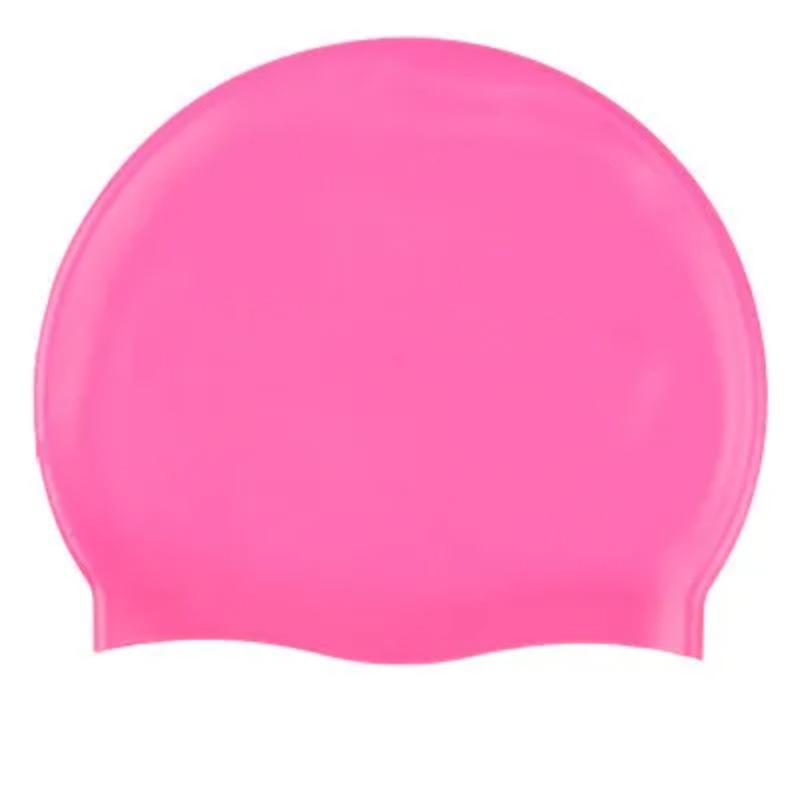 Swimming Cap Silicone Women Men Waterproof Plus Size Colorful Adult Long Hair Sports High Elastic Adults Swim Pool Hat