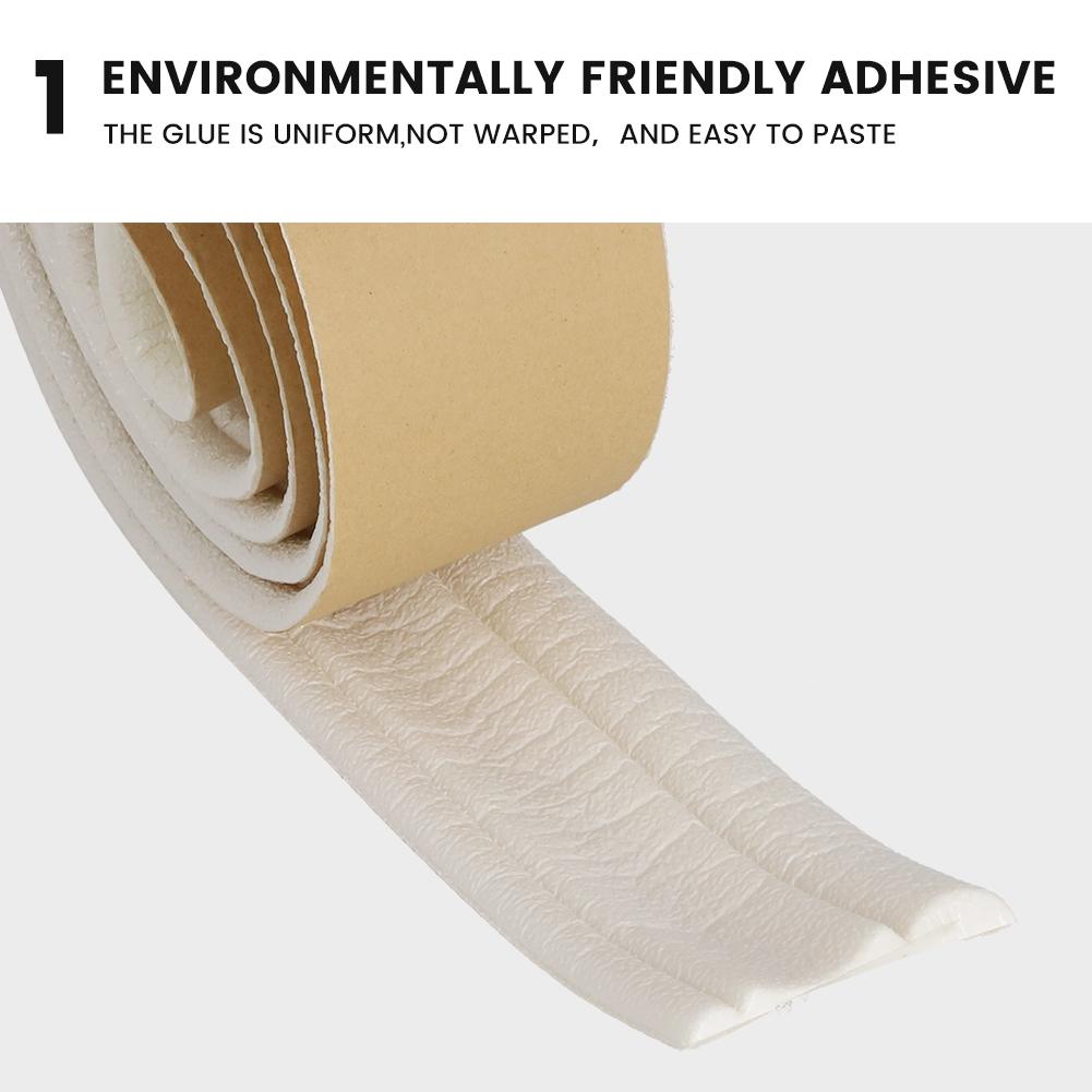 Baseboard Skirting PVC Waist Line Wall Sticker Waterproof White