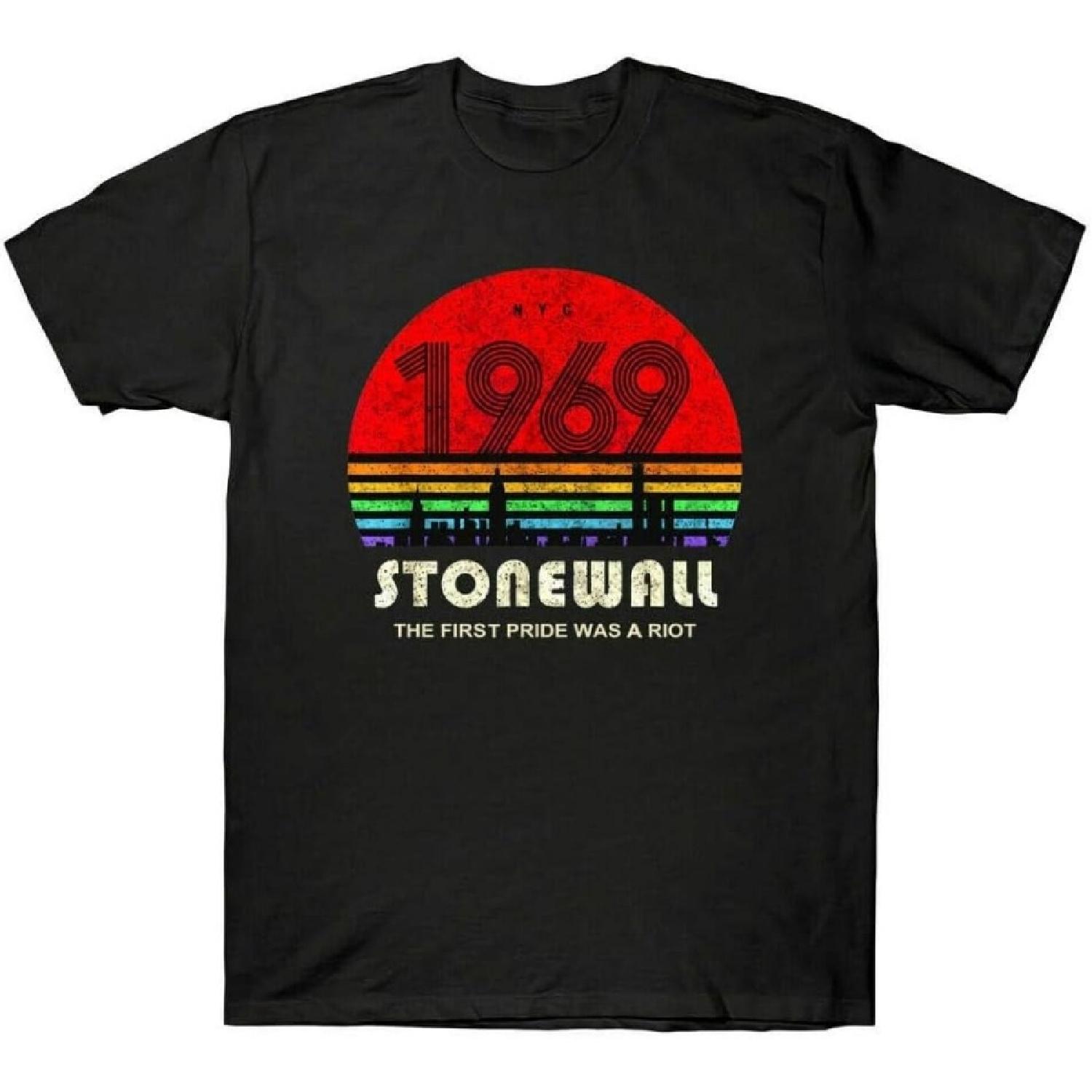 BBTHEORY Stonewall 1969 The First Pride was A Riot 50Th T-Shirt XXXXXL разноцветный