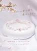Kyojudo Sakura Crystal Star Rose Quartz Power Stone Bracelet for Natural Rose Amulet Women, Stone, Quartz, Crack, Purification, (Pearl, 16cm)