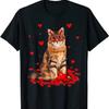 Neues Limited Mein Kätzchen ist Valentinstag Kätzchen Liebhaber Herz Valentinstag T-Shirt