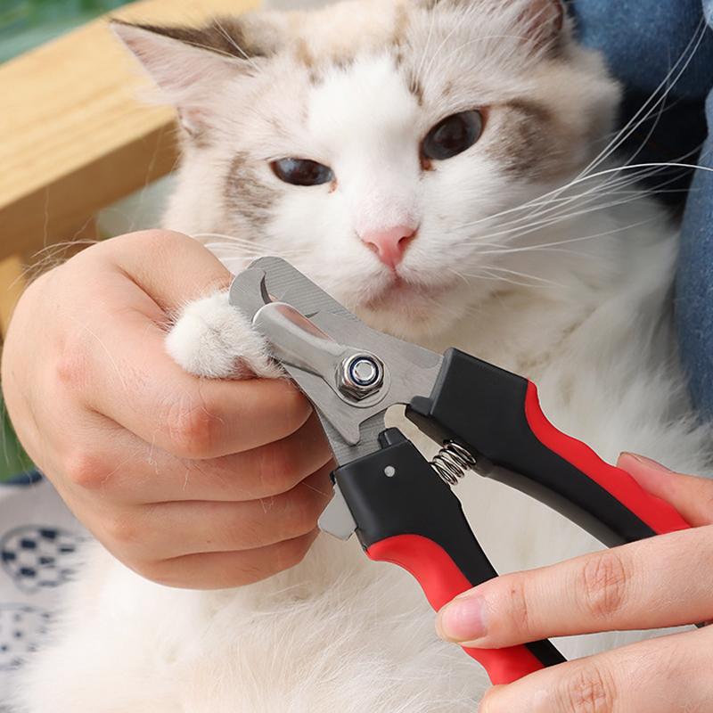 Professioneller Haustiernagelknipser Edelstahl Hunde Katzen Nagelknipser Multifunktionaler Teddy Katze Edelstahl Pflegeschere