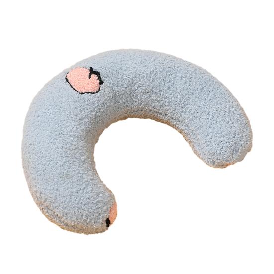 U-Shaped Cat Pillow for Cervical Support Small Soft Plush Sleeping Pad for Kittens Cats Comfortable Cushion for Deep Sleep & Anxiety Relief