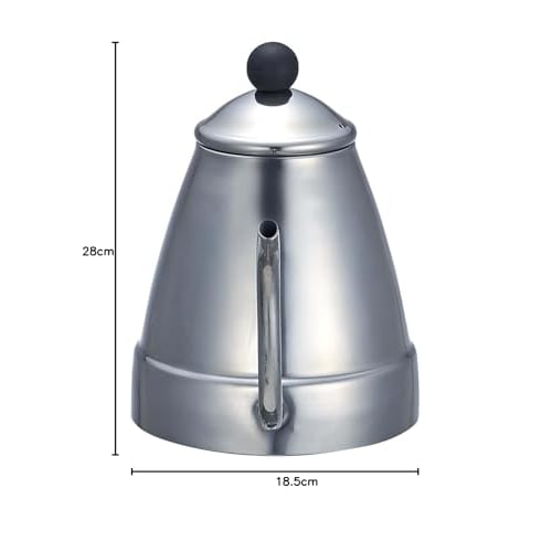 Pearl Metal Coffee Drip Pot, 1.4L, Induction Compatible, Stainless Steel, Aromatic, H-1006