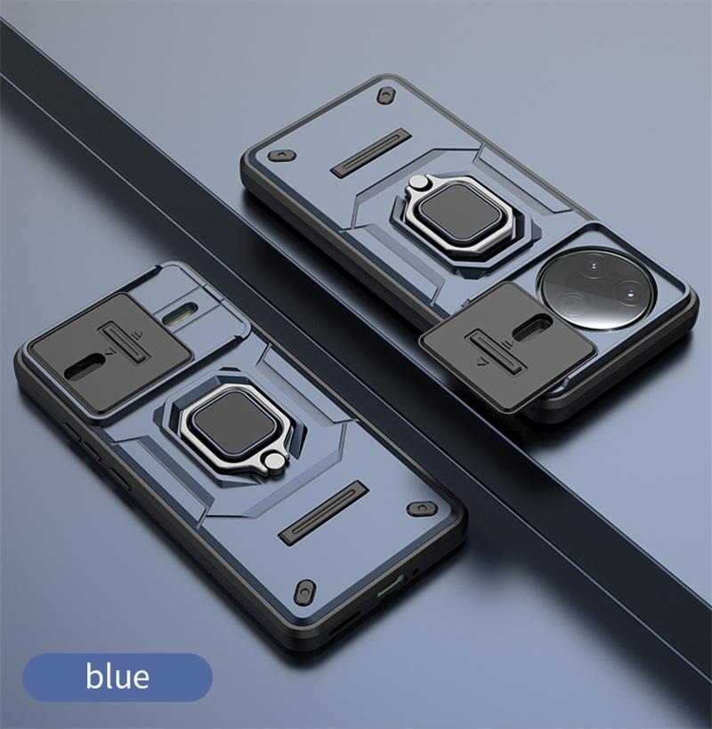 

Бронированный противоударный чехол для Xiaomi Poco F7 Pro F7 Ultra защитный чехол кольцо магнитный держатель подставка чехол Fundas Capa Poco F7 Pro синий