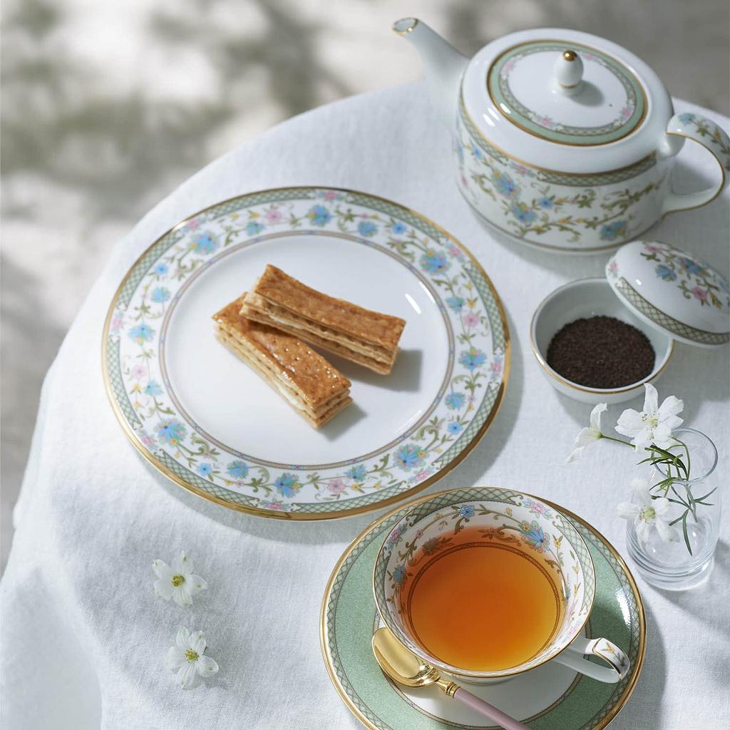 Noritake Yoshino Plate, 22cm, Bone China, 1 Piece, 59511/9983