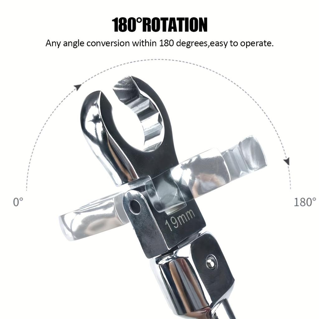 A set of wrenches, detachable YouTube wrenches, replaceable head opening wrenches, suitable for maintenance of bicycles, automobiles, machinery,