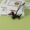 Classic Cute Leather Puppy Dog Hanging Accessories Lovely Dachshund Bag Charm Phone Pendant Trinket Keychain Accessories