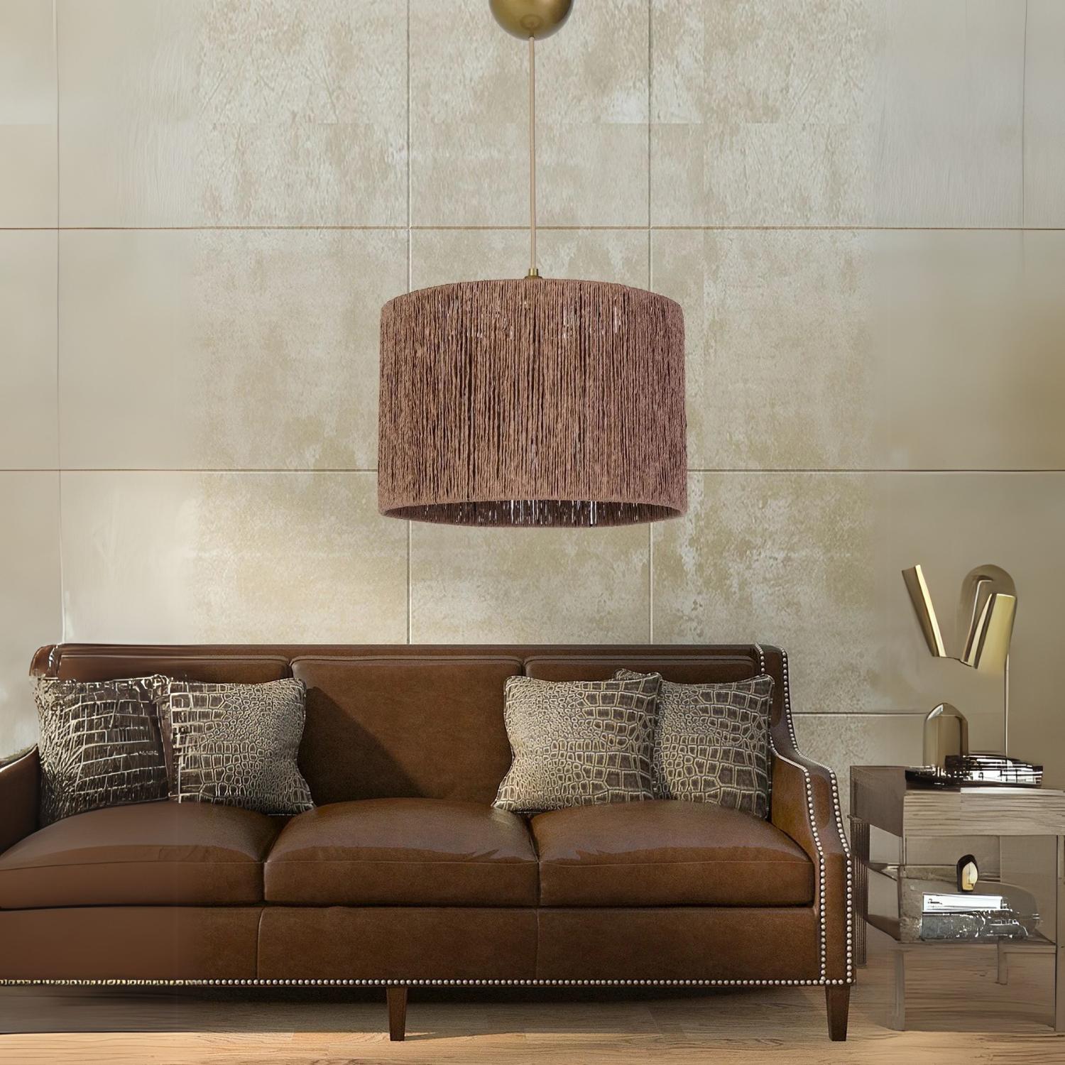 

Roue Handmade Pendant Light Brown 60 cm коричневий