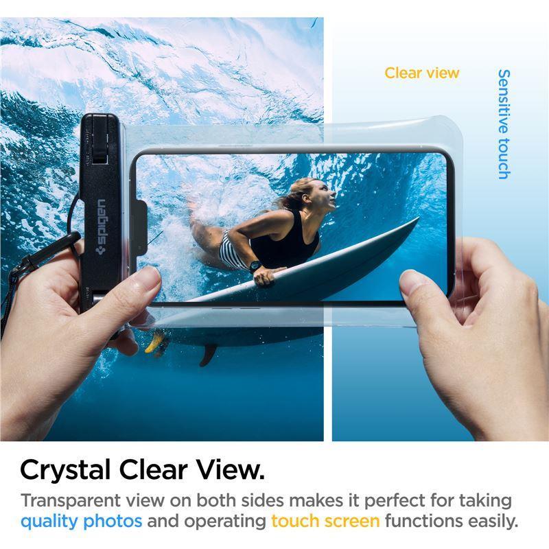 Spigen Aqua Shield A601 Waterproof Case IPX8 - Clear 2-Pack