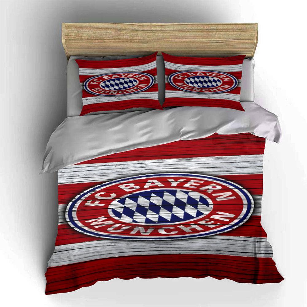 Logo FC Bayern Mnichov. Sady povlečení Sady povlaků na přikrývku Povlaky na přikrývku Povlaky na polštář(1 * Povlak na peřinu 2 * Povlaky na polštář bez výplně)