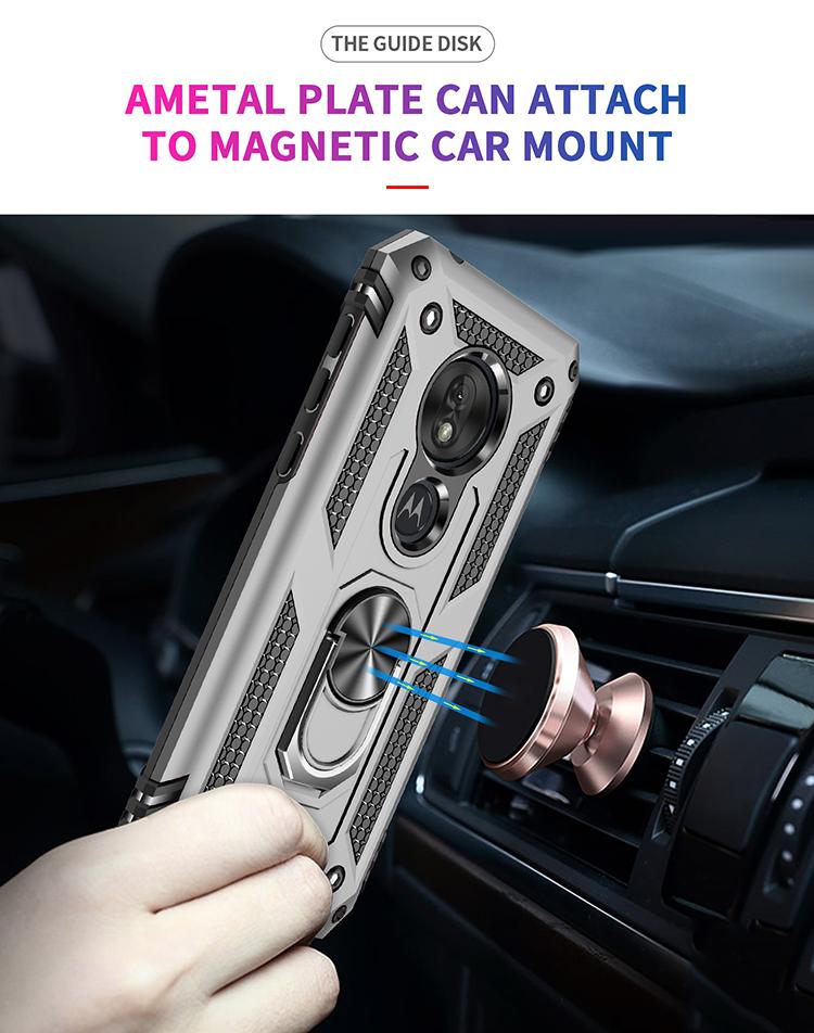Shockproof Armor Case For Motorola Moto G7 G6 E6 Plus P40 Power E5 Play One Zoom Pro Action Z4 Protective Magnetic Phone Cover