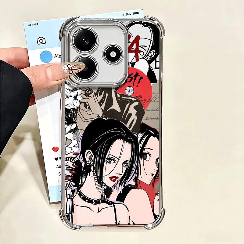 NaNa Osaki Anime Zachte Telefoonhoesje Voor Xiaomi Poco X7 X8 Pro Max X6 X5 X3 F8 Ultra F7 M8 M7 M5S Redmi 15C 15A 15 14C 13C 12C 13 12