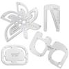 Leather Belt Round Corner Template & Strap End Ruler Set