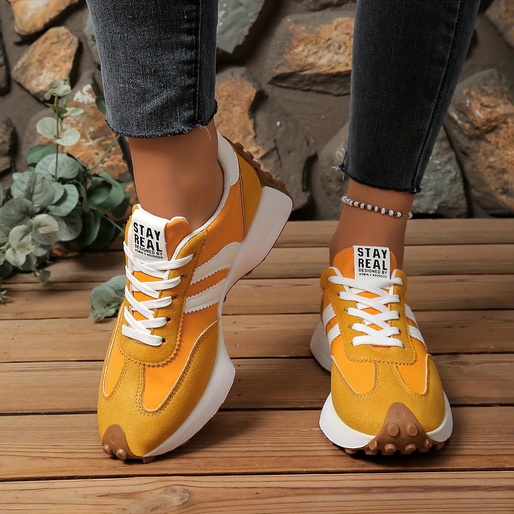 Scarpe da Donna Moda Nuove Trendy Suola Spessa Rialzanti Versatili Comode Scelta Multicolore Scarpe Sportive Casual, Scarpe da Donna