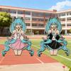 Netoxická Anime Brož s Motivem Hatsune Miku Virtuální Idol První Zvuk Kovový Odznak Japonské Roztomilé Školní Tašky Doplňky