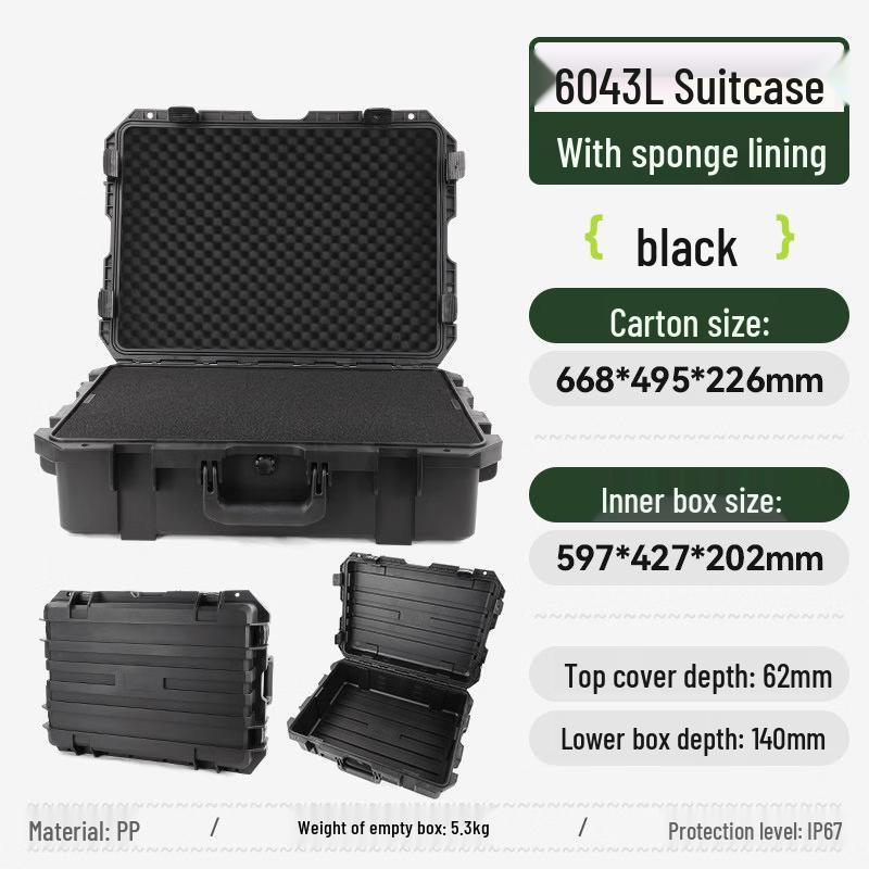 JPHZNB Photography & Instrument Protective Hard Case