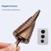 Cobalt Step Drill Bit, M35/Co Stainless Steel Hole Opener, Industrial Grade Hex Shank Cone.