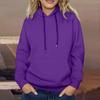 Women's Long Sleeve Oversized  Oversized Drop Shoulder Sleeves Women's Hooded Plush Sweatshirt