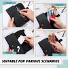 Nuogo 30 Pack Eyeglass Case Soft Glasses Case Studded Sunglasses Pouch Portable PU Leather Bag for Women Men