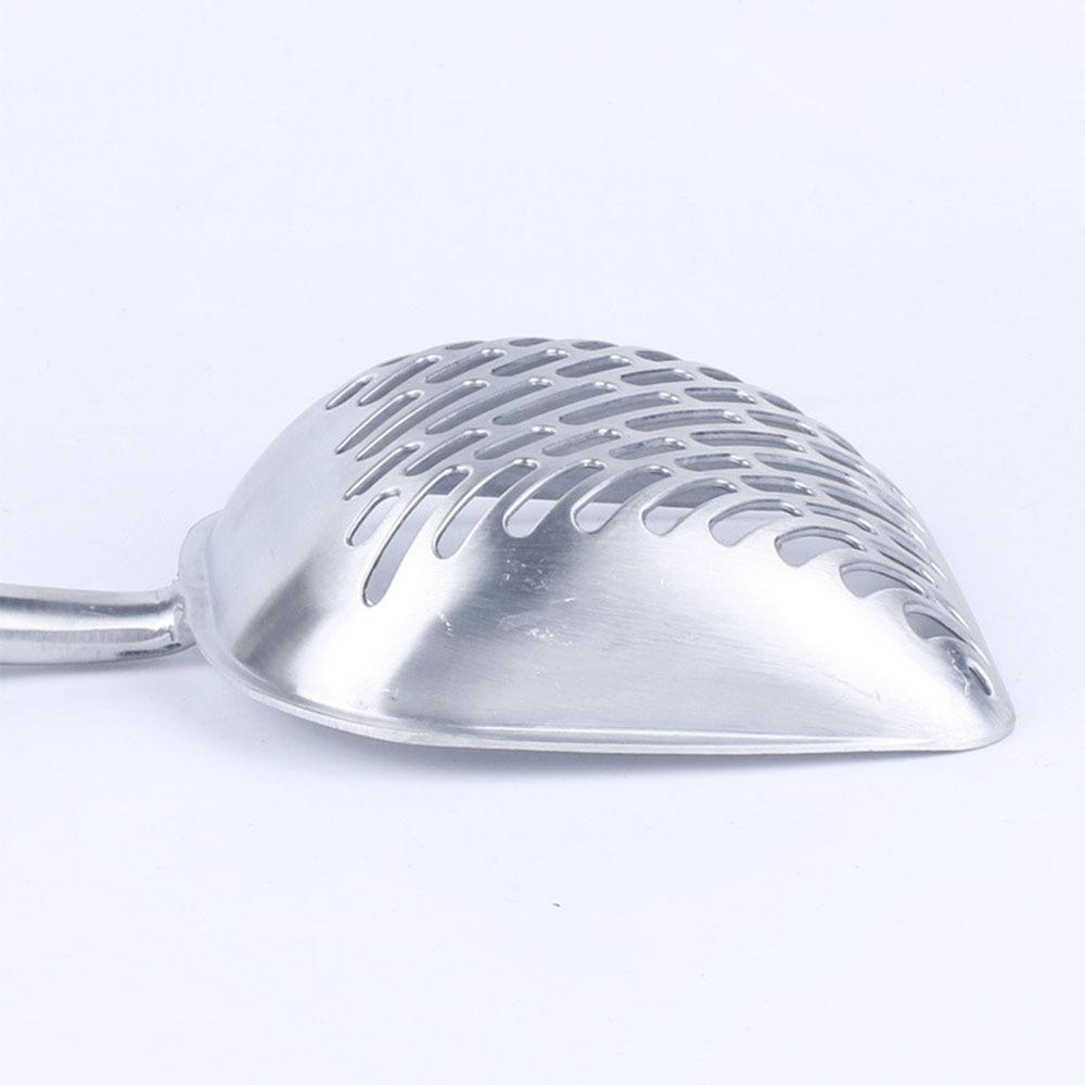 Cat Litter Scoop Big Metal Litter Scoop for Kitty Sifter with Deep Shovel and Ergonomic Handle Made of Heavy Duty Solid Aluminum