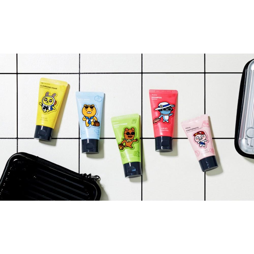 Minis Kakao Friends travel toiletries, 5 sets
