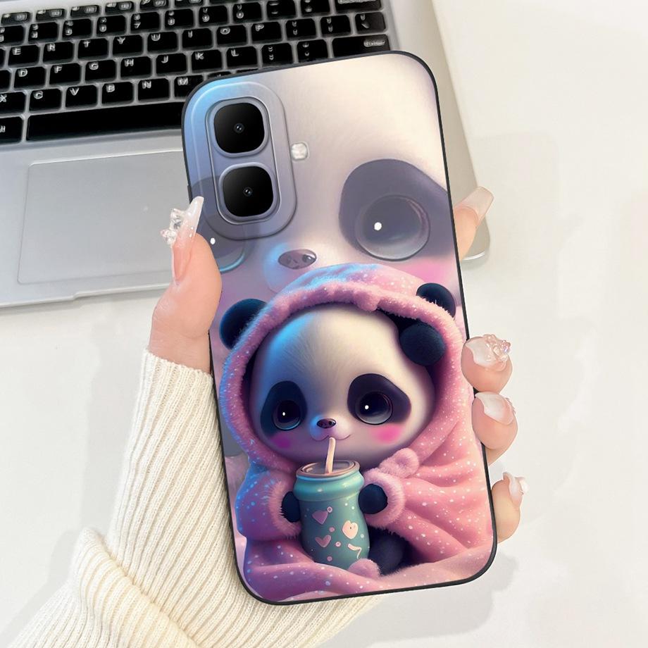 For Infinix Smart 10 X6725 Case Cartoon Luxury Girly Painting Funda For Infinix Smart 10 Plus X6725B Back Cover Soft Silicone