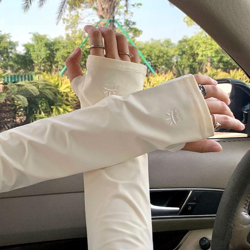 Luxury Breathable Elastic Arm Sleeves for Women | Fashionable and Comfortable, Suitable for Driving and Outdoor Activities