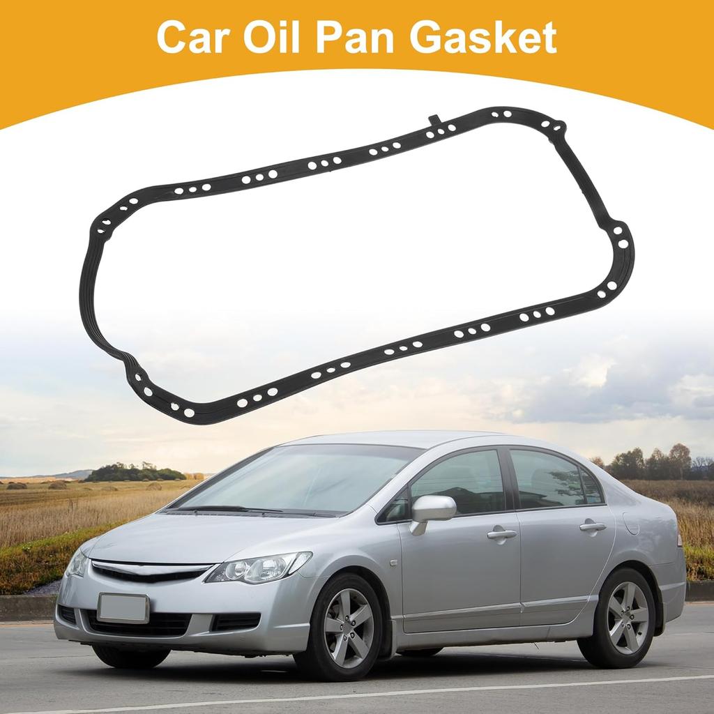 Car Oil Pan Gasket Car Transmission Oil Pan Gasket Engine Oil Pan Gasket Seal No.11251P2A014 for Honda Civic 1996-2005 Good Sealing 1 Pcs