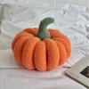 Almohada de Peluche de Calabaza de Halloween con Tejido Suave para Decoración del Hogar y Comodidad