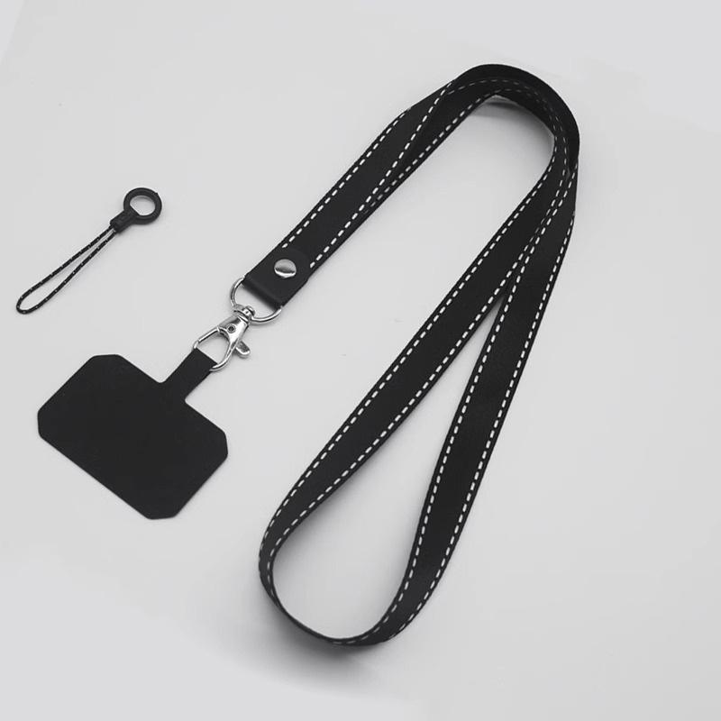 

Кросбоді Підвісний Шнурок для Мобільного Телефону Регульований Ремінець на Шию з Універсальним Кліпом-Прокладкою Захист від Втрати Шнурки для Мобільного Телефону