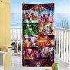 Digital Circus Personalized Text Beach Towel Quick-Dry Soft Microfiber