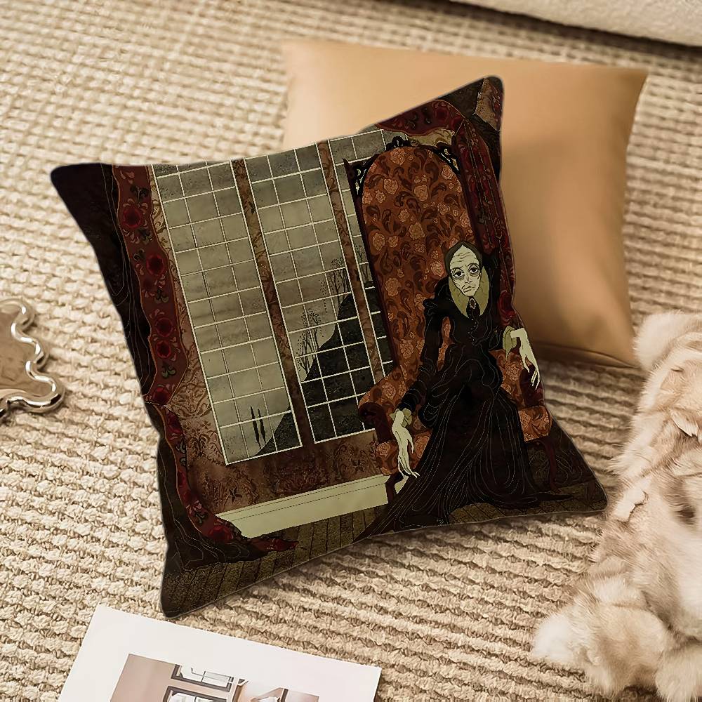 Strange Stories Pillow Case Anti-dustmite Invisible zipper Sofa Bed